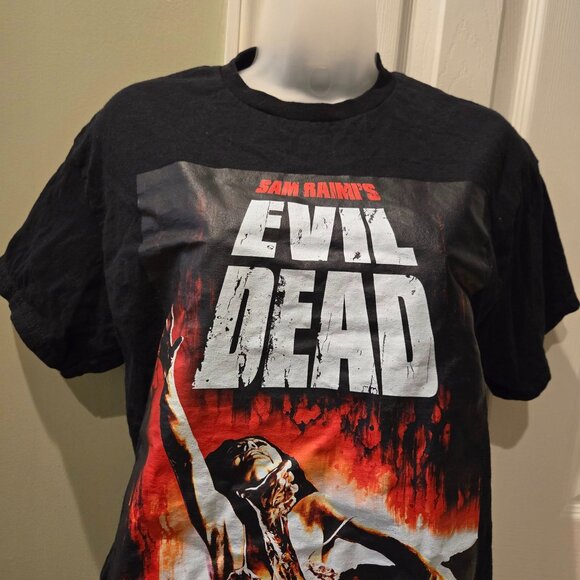 The Evil Dead Horror Movie Poster Graphic T-Shirt Size Medium - Picture 4 of 8